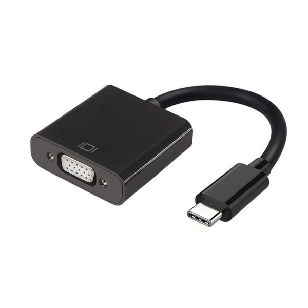 CONVERSOR USB-C MACHO A VGAH (RESOLUCION 1920X1200 60HZ).15CM  AISENS A109-0347