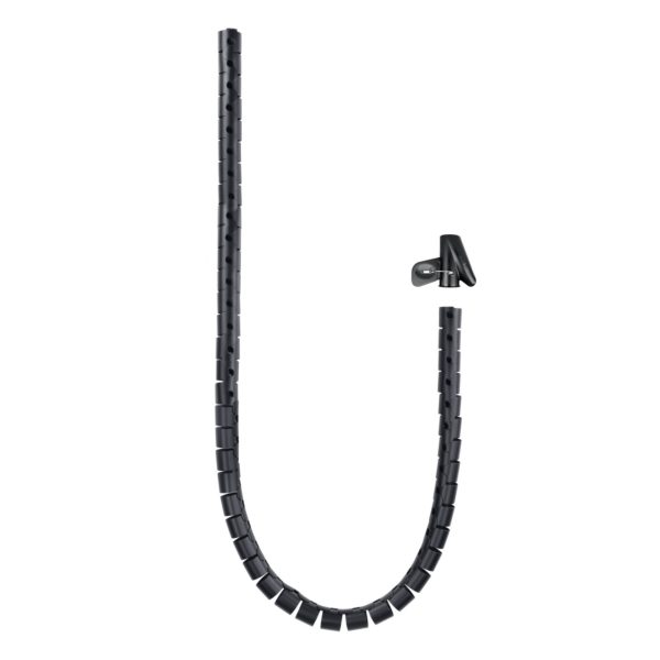 ORGANIZADOR CABLE FLEXIBLES 25MM 1.0M NEGRO NANOCABLE 10.36.0001-BK