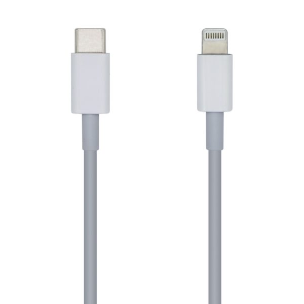 CABLE USB 2.0 USB-CM A LIGHTNING 2A BLANCO 1.0M AISENS A102-0442