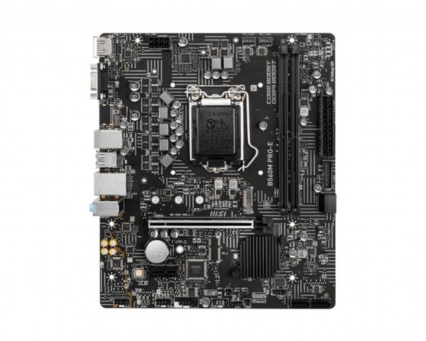 PB S1200 MSI B560M PRO-E 2DDR4 PCIE 4SATA3 VGA HDMI M2 LAN  mATX