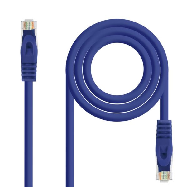 CABLE RED LATIGUILLO RJ45 LSZH CAT.6A UTP AWG24 AZUL 25 CM 10.20.1800-L25-BL
