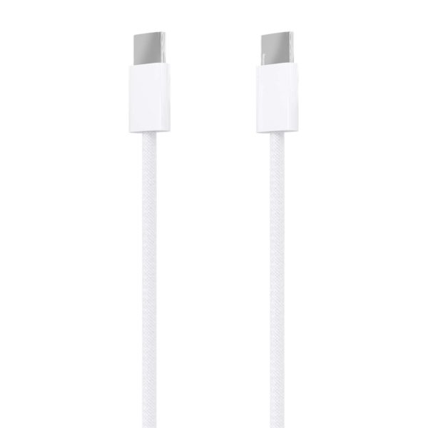 CABLE USB 2.0 3A 60W APPLE TIPO USB-CM-USB-CM BLANCO 1.0M AISENS A107-0855