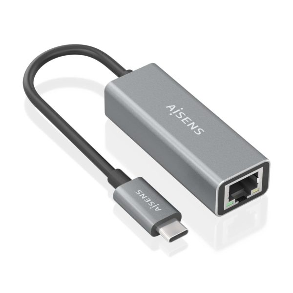 CONVERSOR USB3.1 GEN1 USB-C A ETHERNET GRIS 15CM AISENS A109-0898