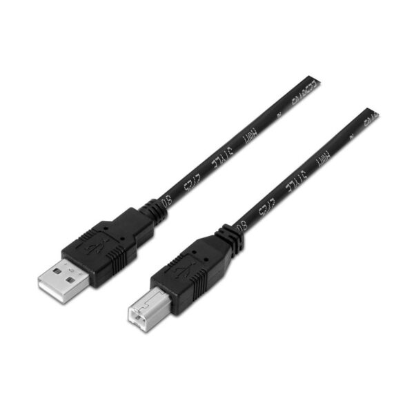 CABLE USB 2.0 IMPRESORA TIPO AM-BM NEGRO 1.0 M NANOCABLE 10.01.0102-BK
