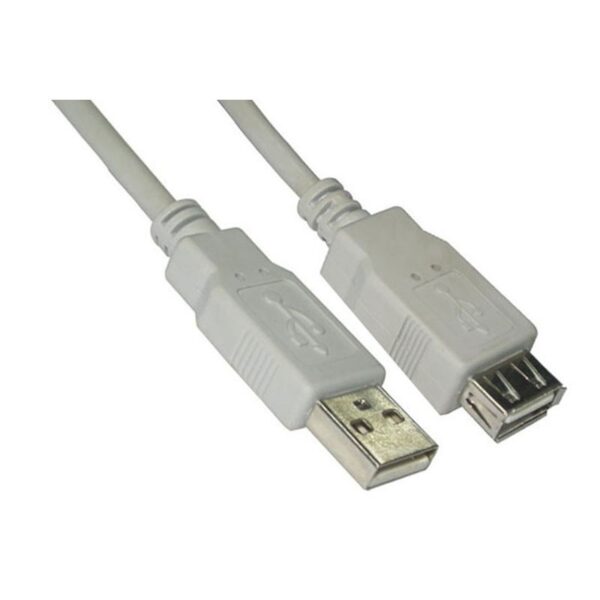 CABLE USB 2.0 TIPO AM-AH BEIGE 1.8 M NANOCABLE 10.01.0203