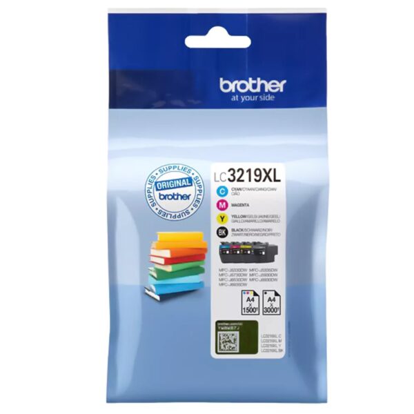 TINTA BROTHER  LC3219XLVAL MFCJ5330/5730/5335/5930/6530/6930 ORI PACK 4