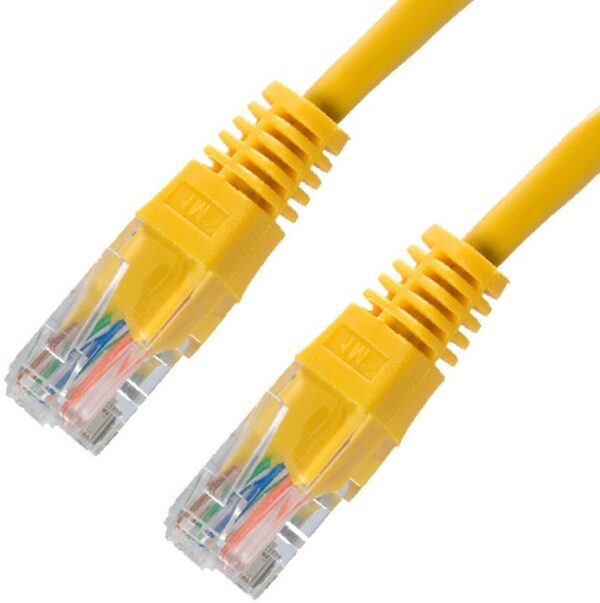 CABLE RED LATIGUILLO RJ45 CAT.6 UTP AWG24 AMARILLO 0.5 M NANOCABLE 10.20.0400-Y
