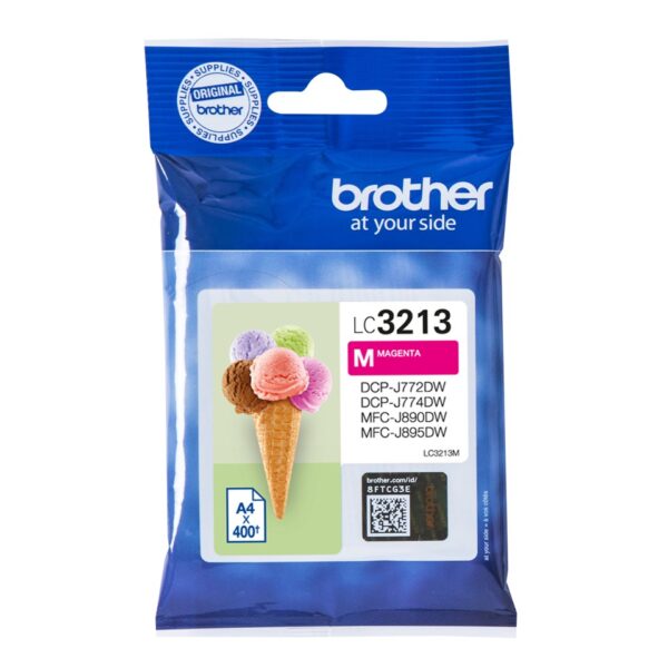 TINTA BROTHER  LC3213M DCPJ572/772/774/MFCJ890/895DW ORI MAGENTA