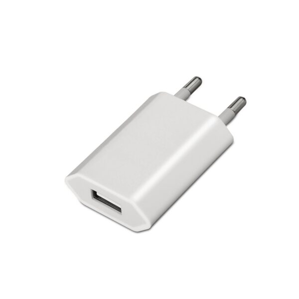 CARGADOR USB IPHONE IPOD 5V1A (5W MAX.) BLANCO 240V  AISENS  A110-0063