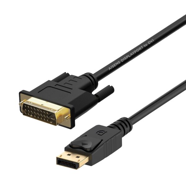CABLE CONVERSOR DISPLAYPORT MACHO A DVI MACHO. 2.0M  AISENS  A125-0366