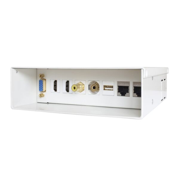 CAJA CONEXIONES VGA+2XHDMI+JACK3.5+RCA+1XUSB+2XRJ45 CAT.6A STP  AISENS A127-0340