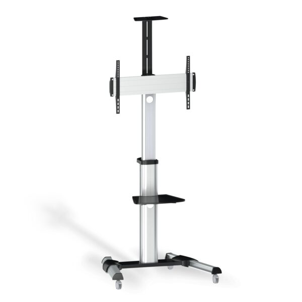 SOPORTE DE SUELO CON RUEDA TV 37-70 NEGRO TOOQ FS1870M-B