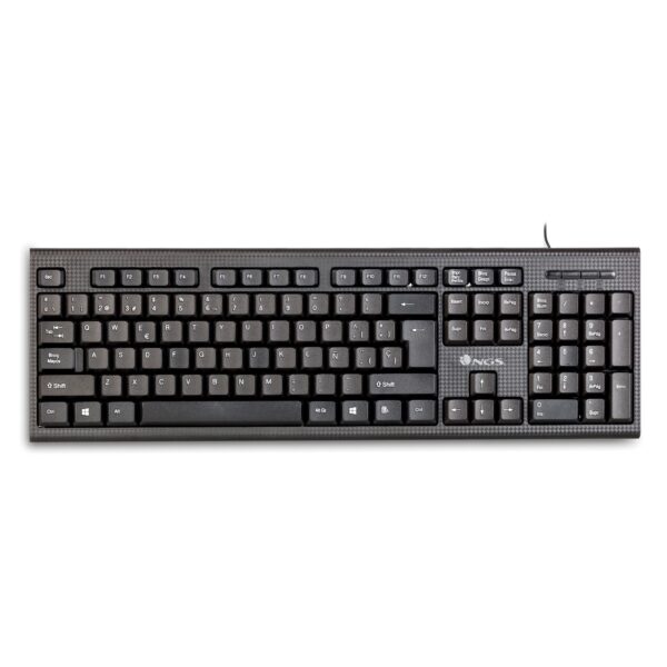 TECLADO NGS  FUNKY V3 USB 104 TECLAS NEGRO