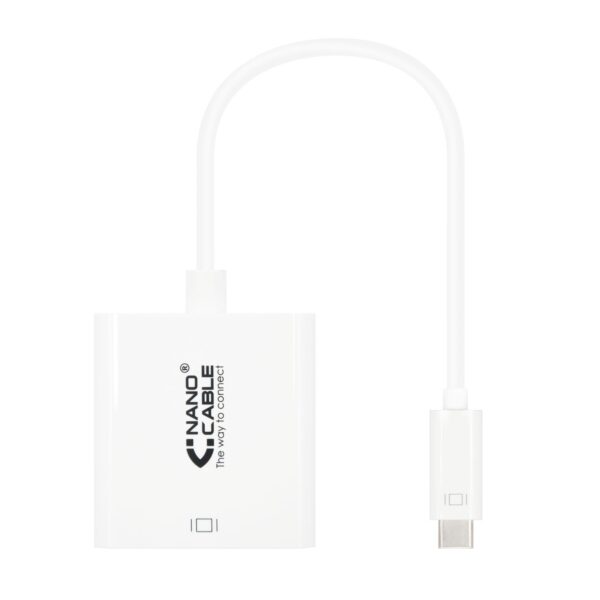 CONVERSOR USB-C A DVI-D 15 CM NANOCABLE 10.16.4103