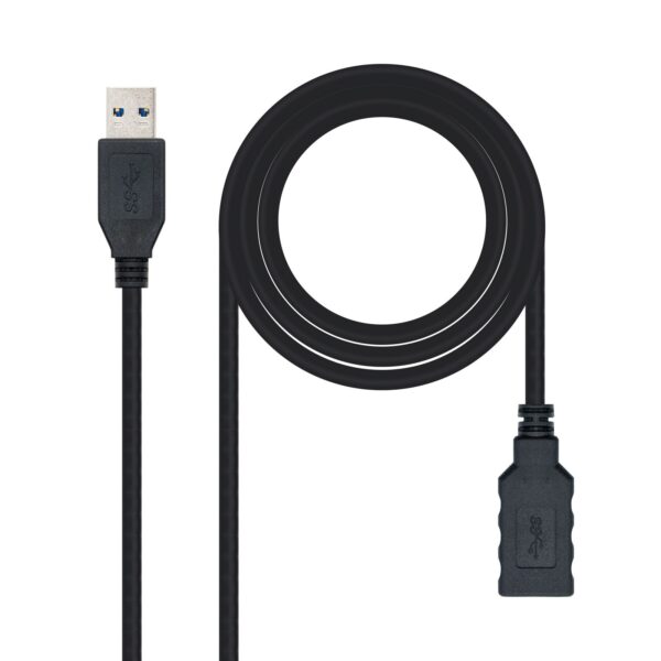 CABLE USB 3.0 TIPO AM-AH NEGRO 3.0 M NANOCABLE 10.01.0903-BK