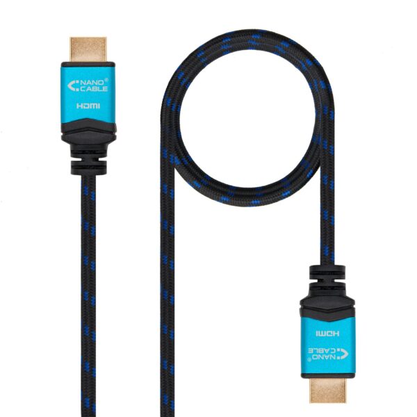 CABLE HDMI V2.0 4K 60HZ 18GBPS AM-AM NEGRO 3.0 M NANOCABLE 10.15.3703