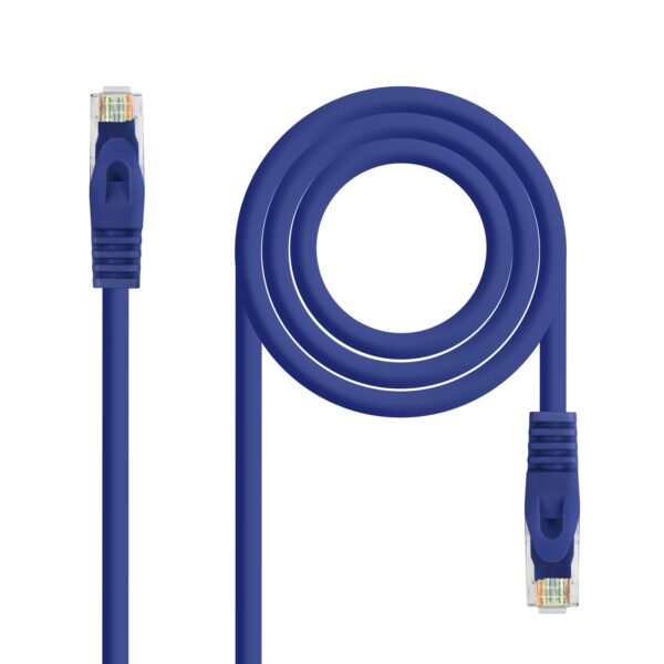 CABLE RED LATIGUILLO RJ45 LSZH CAT.6A UTP AWG24 AZUL 3 M NANOCABLE 10.20.1803-BL