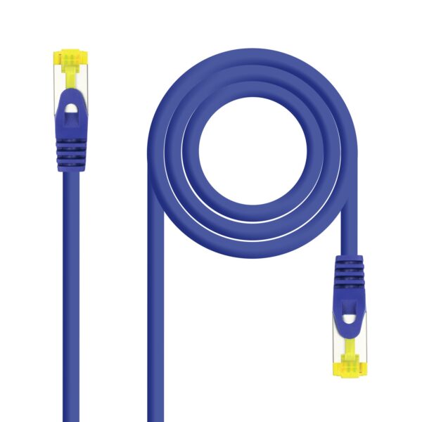 CABLE RED LATIGUILLO RJ45 LSZH CAT.6A SFTP AWG26 AZUL 3M NANOCABLE 10.20.1903-BL