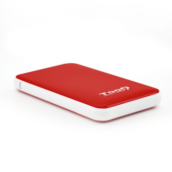 CAJA EXTERNA 2.5 TOOQ SATAIII USB3.1 GEN1 SSD TOOQ ROJO TQE-2528R