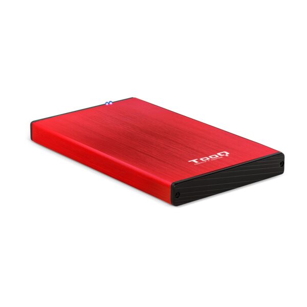 CAJA EXTERNA 2.5 TOOQ 95 MM SATA USB 3.0/3.1 GEN1 ROJA TOOQ TQE-2527R