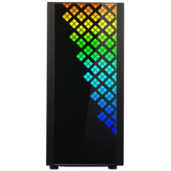 CAJA ATX SEMITORRE BITFENIX DAWN RGB CRIS TEMP RGB USB3 NEGRA BFC-DAW-500-KKGSK