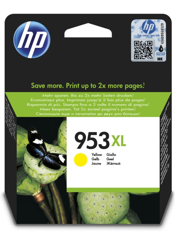 TINTA HP 953XL OFF PRO 7740/8210/8710/8715/8718/8719 ORI AMARILLO F6U18AE