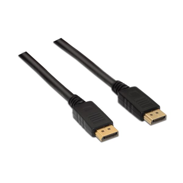 CABLE DISPLAYPORT V1.2 4K 60HZ DPM-DPM NEGRO 2.0M AISENS A124-0129