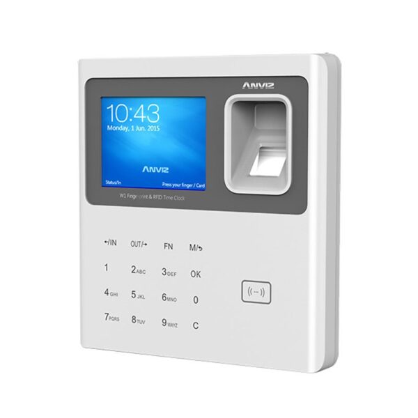 CONTROL DE PRESENCIA ANVIZ W1-PRO HUELLA TARJETA RFID TECLADO TCP/IP USB 8M 2,8P