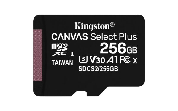 MEMORIA  SECURE DIGITAL MICRO SDXC 256GB KINGSTON Clase10  SDCS2/256GB