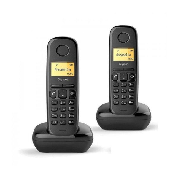 TELEFONO FIJO INALAMBRICO GIGASET A170 DUO NEGRO L36852-H2802-D201