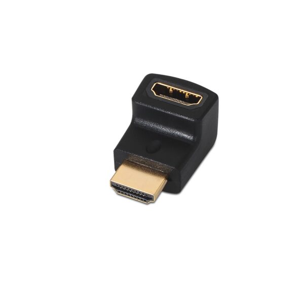 ADAPTADOR HDMI ACODADO AH-AM NEGRO AISENS A121-0124