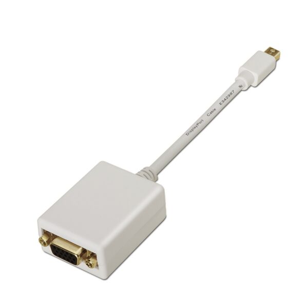 CONVERSOR MINI DP A SVGA MDPM-SVGAH BLANCO 15CM AISENS A125-0136