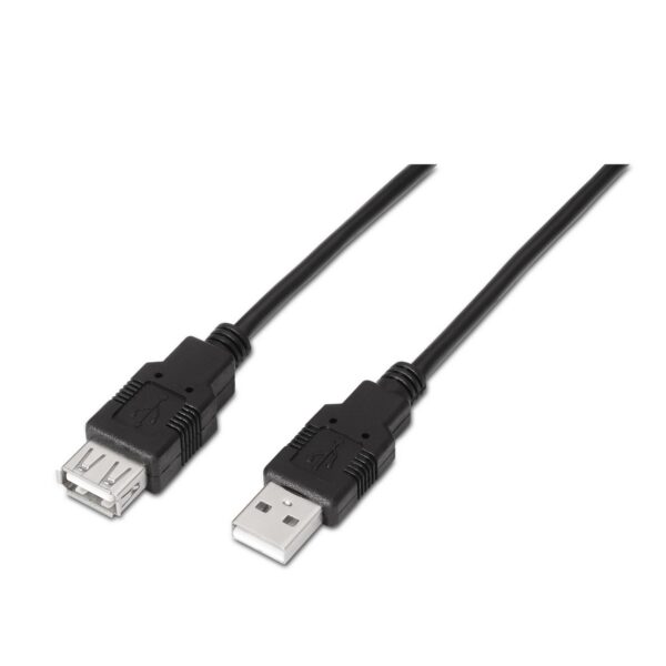 CABLE USB 2.0 TIPO AM-AH NEGRO 1.8M AISENS A101-0016