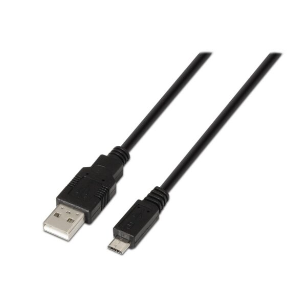 CABLE USB 2.0 TIPO AM-MICRO BM NEGRO 3.0M AISENS A101-0029