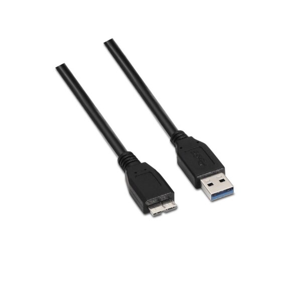 CABLE USB 3.0 TIPO AM-MICRO BM NEGRO 2.0M AISENS A105-0044