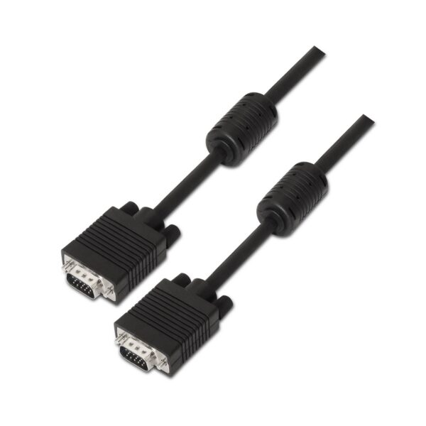 CABLE SVGA FERRITA HDB15M-HDB15M NEGRO 3.0M AISENS A113-0072