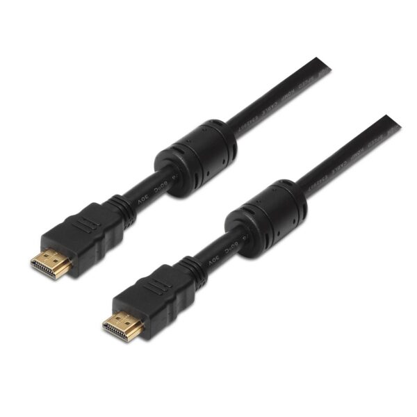 CABLE HDMI ALTA VELOCIDAD HEC FERRITA AM-AM NEGRO 10M AISENS A119-0102