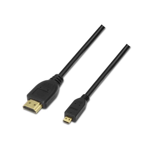 CABLE MICRO HDMI ALTA VELOCIDAD HEC AM-DM NEGRO 1.8M AISENS A119-0117