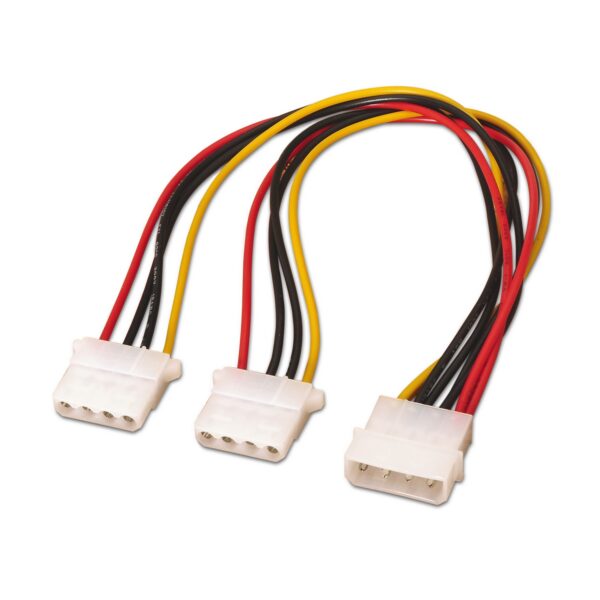 CABLE ALIMENTACION MOLEX MOLEX 4PIN M-2XMOLEX 4PIN H 20CM AISENS A131-0164