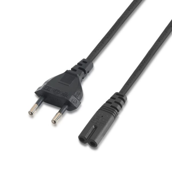 CABLE ALIMENTACION FORMA 8 CEE716M-C7H NEGRO 1.5M AISENS A132-0173