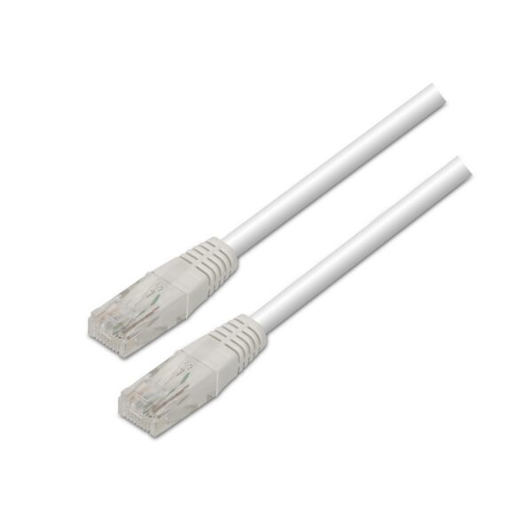 CABLE RED LATIGUILLO RJ45 CAT.5E UTP AWG24 BLANCO 10M AISENS A133-0201
