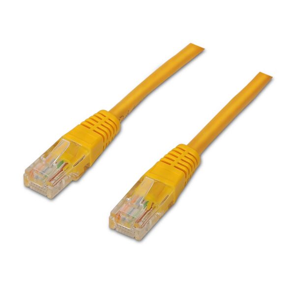 CABLE RED LATIGUILLO RJ45 CAT.6 UTP AWG24 AMARILLO 2.0M AISENS A135-0255