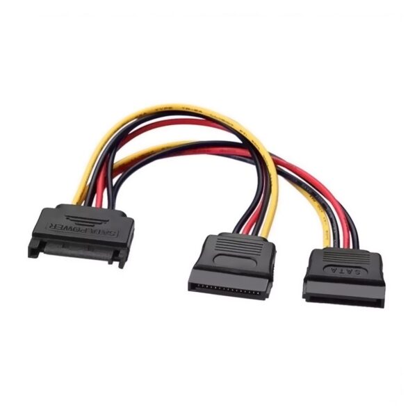 CABLE SATA ALIMENTACION SATAM-2XSATAH 20CM AISENS A131-0353