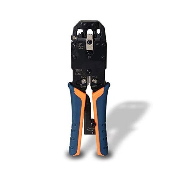 TENAZA METALICA DE CRIMPAR RJ10 RJ11 RJ12 RJ45 CARRACA AISENS A142-0311