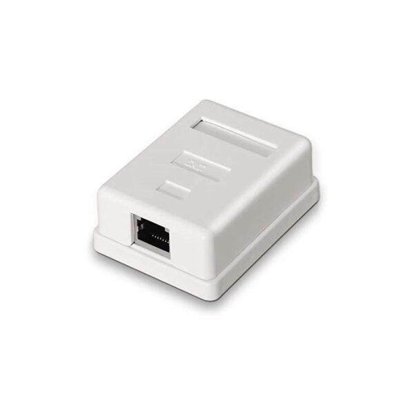 ROSETA DE SUPERFICIE RJ45 CAT.6 FTP 1 TOMA BLANCO AISENS A139-0303