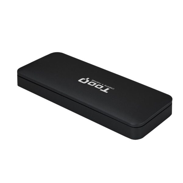 CAJA EXTERNA M.2 SSD NVMe TOOQ PCIe USB3.1 GEN2 NEGRA TQE-2280B