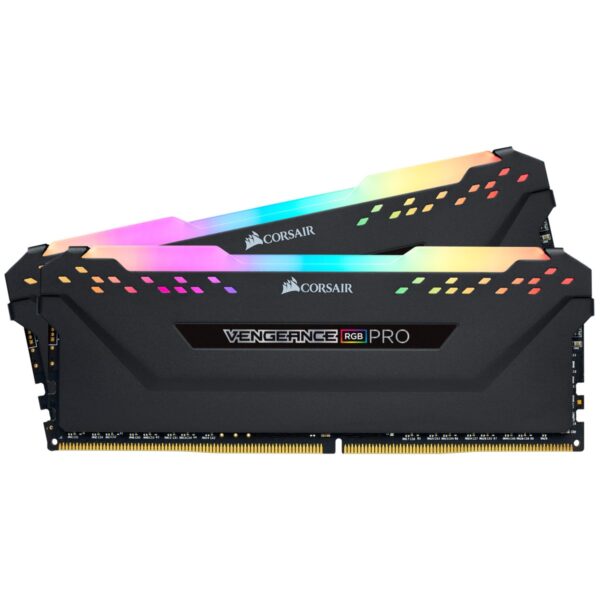 MEMORIA KIT DDR4  16GB (2X8GB) PC4-25600 3200MHZ CORSAIR VENGEANCE RGB PRO OPTAMD