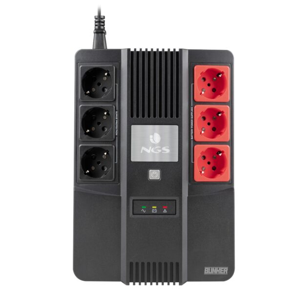 SAI  NGS FORTRESS   600 BUNKER BATERIA 12V/7 FUNCION AVR 6TOMAS