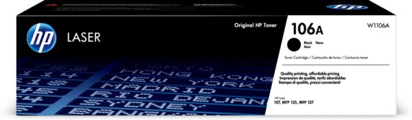 TONER HP 106A 107/135 ORI NEGRO W1106A