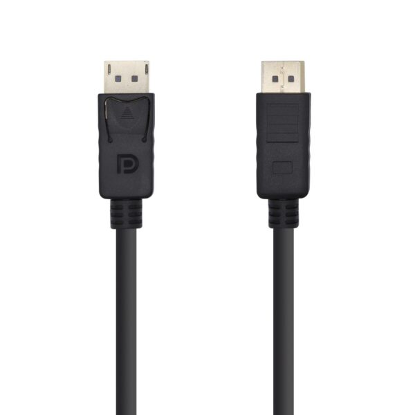CABLE DISPLAYPORT MACHO A MACHO V1.2 4K 60HZ NEGRO 10M AISENS A124-0388